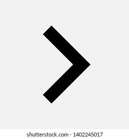 Next Icon. Play, Right Arrow. Direction Illustration. Applied as Trendy Symbol for Design Elements, Websites, Presentation and Application - Vector. 