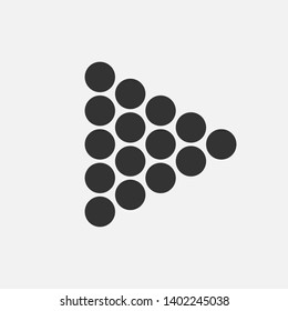 Next Icon. Play, Right Arrow or Direction Illustration As A Simple Vector, Trendy Sign & Symbol for Design and Websites, Presentation or Application. 