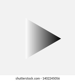 Next Icon. Play, Right Arrow or Direction Illustration As A Simple Vector, Trendy Sign & Symbol for Design and Websites, Presentation or Application. 