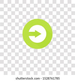 next icon sign and symbol. next color icon for website design and mobile app development. Simple Element from color arrow collection collection for mobile concept and web apps icon.