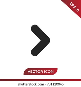 Next icon vector