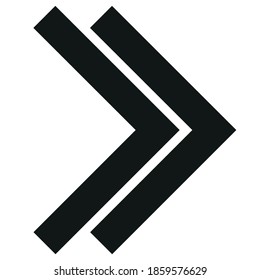Next icon vector illustration. black and white.