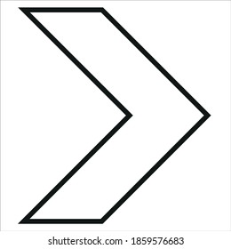 Next icon vector illustration. black and white.