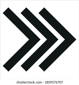 Next icon vector illustration. black and white.