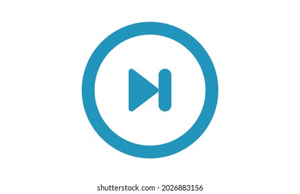 Icono siguiente, ilustración vectorial. Diseño plano. ilustración de icono vector Next aislada en fondo blanco, siguiente icono Eps10. iconos siguientes diseño gráfico símbolos vectoriales.