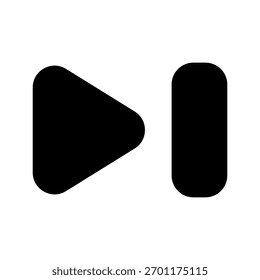 Next Icon Vector Symbol Design Illustration