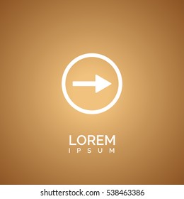 next icon for web mobile and business