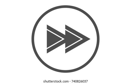 Next Icon Website Element Sign or Icon Design For UI, UX, interface, banner, info graphic