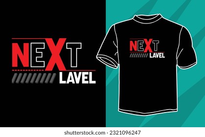 next lavel typography t shirt design