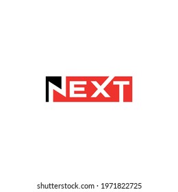 Next Letter Logo Vector Design Stock Vector (Royalty Free) 1971822725 ...