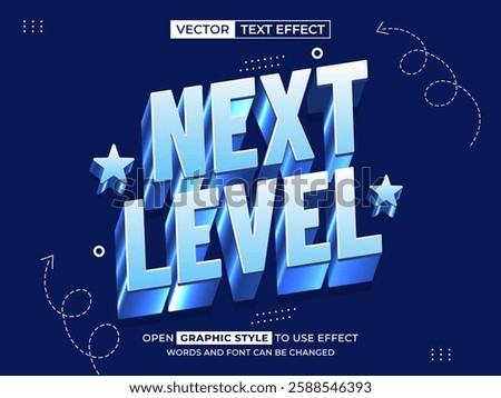 next level editable text, font effect, 3d text for title
