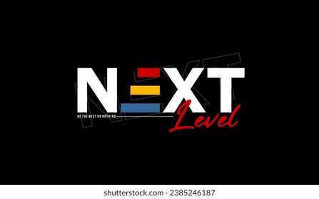 Next Level Logotype Line Chart Stock Vector (Royalty Free) 1655768728