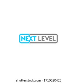 next level letter original monogram logo design