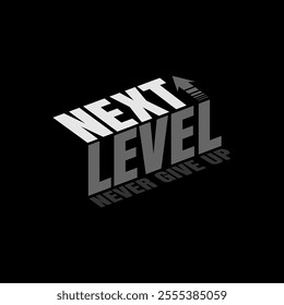 next level logo vector illustration 
