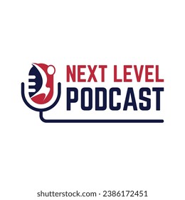 Diseño de logotipo creativo para podcast de próximo nivel