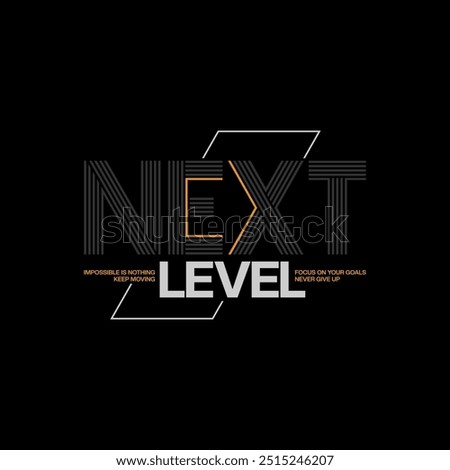 next level typography t shirt