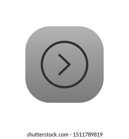 Next  - Line Vector Icon