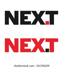 next logo vector.