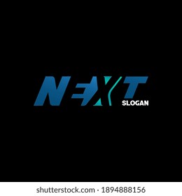 next logotype icon ready vektor