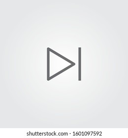 Next media control icon button.