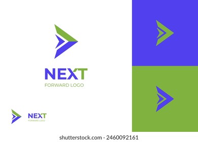 Next modern Logo icon design with vector Arrow logo designs concept