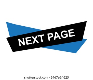 next page button vectors. sign label speech bubble next page
