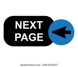 next page button vectors. sign label speech bubble next page