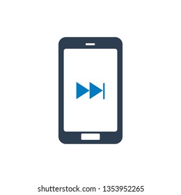 Next pause previous mobile icon 