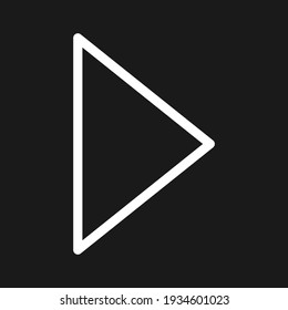Next, right, arrow icon vector image. Can also be used for arrows and signs. Suitable for use on web apps, mobile apps and print media.