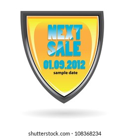 next sale image. vector sale banner. vector speech bubble.