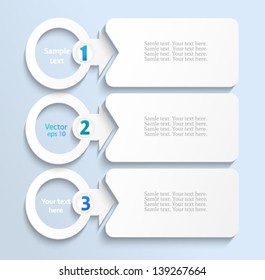 Next step arrow boxes