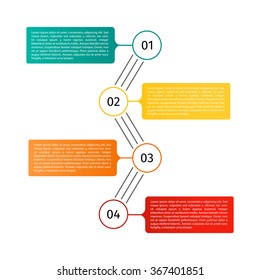 Next Step Infographic | EPS10 Vector