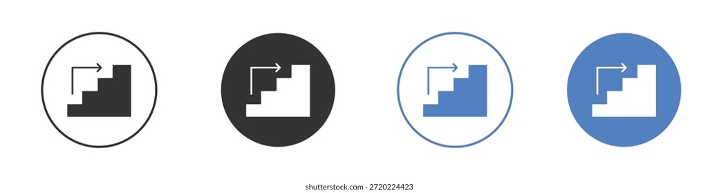 Next steps icon for web design. pixel perfect flat icons