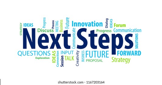 Next Steps Word Cloud