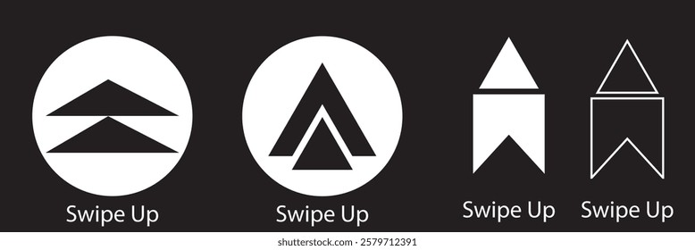 next, swipe, arrow, left, icon, slide, scroll, right, button, story, down, up, symbol, previous, cursor, interface, web, vector, set, social, business, logo, design, technology, isolated, illustration