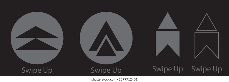 next, swipe, arrow, left, icon, slide, scroll, right, button, story, down, up, symbol, previous, cursor, interface, web, vector, set, social, business, logo, design, technology, isolated, illustration