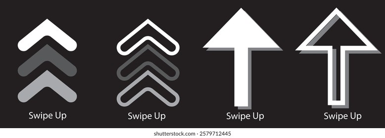 next, swipe, arrow, left, icon, slide, scroll, right, button, story, down, up, symbol, previous, cursor, interface, web, vector, set, social, business, logo, design, technology, isolated, illustration