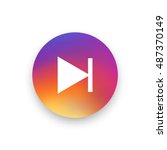 Next track icon vector, clip art. Also useful as logo, circle app icon, web UI element, symbol, graphic image, transparent silhouette and illustration. Compatible as ai, cdr, jpg, png, svg, pdf, eps.