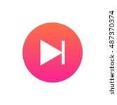 Next track icon vector, clip art. Also useful as logo, circle app icon, web UI element, symbol, graphic image, silhouette and illustration. Compatible with ai, cdr, jpg, png, svg, pdf and eps formats.
