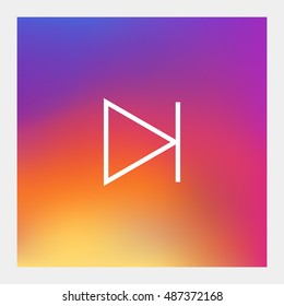 Next track icon vector, clip art. Also useful as logo, web UI element, symbol, graphic image, silhouette and illustration. Compatible with ai, cdr, jpg, png, svg, pdf and eps formats.
