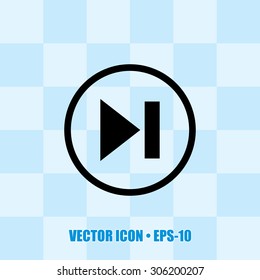 Next Track. Media Player Icon.