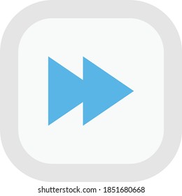 next vector flat colour icon 