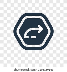 Next vector icon isolated on transparent background, Next transparency logo concept