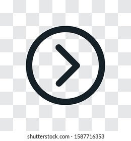 Next vector icon, simple sign for web site and mobile app.
