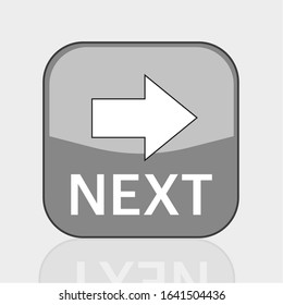 Next web button , vector format