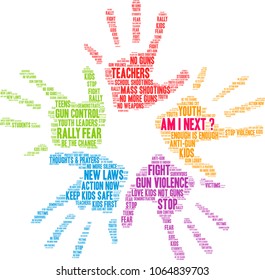 Am I Next word cloud on a white background. 