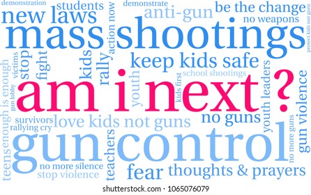Am I Next word cloud on a white background. 