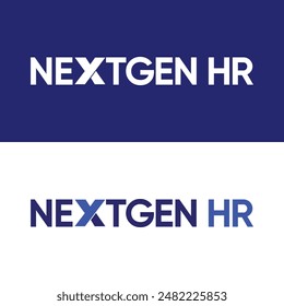 Nextgen HR creative logo design use for Business.