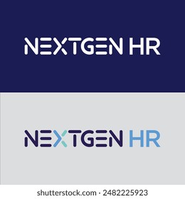 Nextgen HR uso creativo del diseño del logotipo para el negocio.