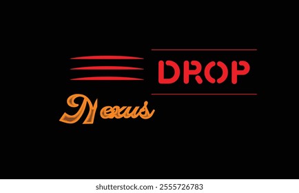 Nexus Drop Logo Design Vector